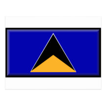 Bandera de St Lucia Postal