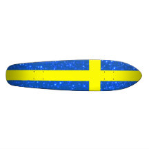 Bandera de Suecia Bling Patinetas Personalizadas