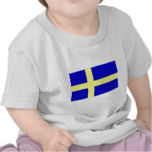 Bandera de Suecia Camisetas