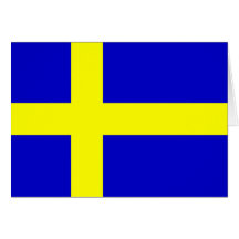 Bandera de Suecia Felicitación