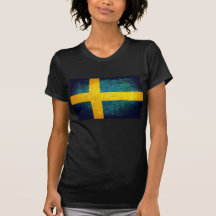 Bandera de Suecia; Sueco; Interruptor Camisetas