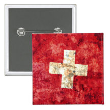 Bandera de Suiza Pin