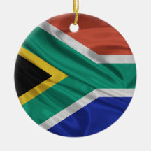 Bandera de Suráfrica Adornos De Navidad