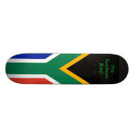 Bandera de Suráfrica la plantilla de los regalos d Patines
