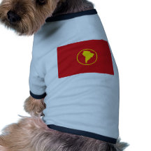 Bandera de Suramérica (oferta) Ropa De Perro