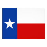 bandera de Tejas Invitaciones Personalizada