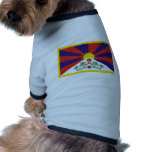 Bandera de Tíbet Camiseta De Perrito