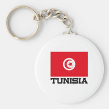 Bandera de Túnez Llaveros Personalizados