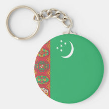 Bandera de Turkmenistán Llavero