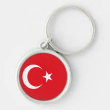 Bandera de Turquía Llavero Personalizado