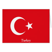 Bandera de Turquía Tarjetón