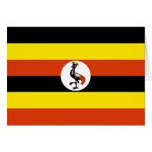 Bandera de Uganda, Uganda Tarjeton