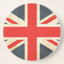 Bandera de unión británica posavasos para bebidas