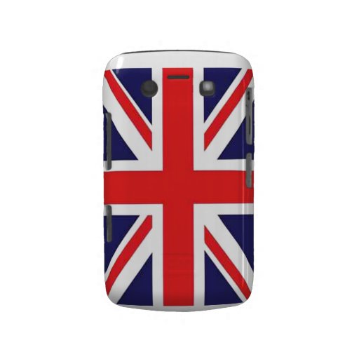 Bandera de Union Jack Blackberry Protectores