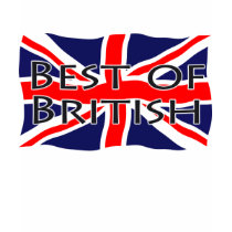 Bandera de Union Jack - mejor de Británicos camisetas