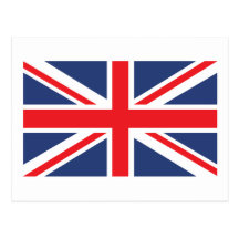 Bandera de unión tarjeta postal