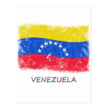 Bandera de Venezuela del Grunge Postal