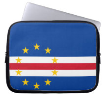 Bandera de Verdian del cabo Fundas Portátiles