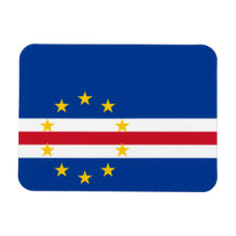 Bandera de Verdian del cabo Imanes Flexibles