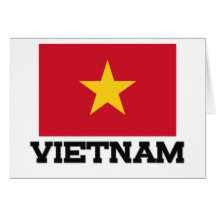 Bandera de Vietnam Felicitación
