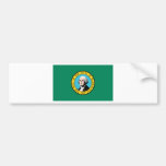 Bandera de Washington Etiqueta De Parachoque