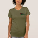 Bandera de Western Sahara y camiseta del mapa