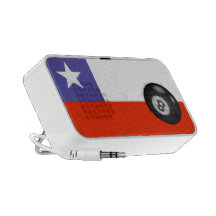 Bandera del altavoz del Doodle de la bola de Chile