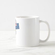 Bandera del australiano de la koala tazas