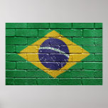 Bandera del Brasil Poster