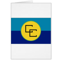 Bandera del CARICOM Tarjeton