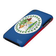 Bandera del caso del iPhone 3G/3GS de Belice Case-Mate iPhone 3 Protector