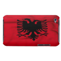 Bandera del caso del tacto de Albania iPod iPod Case-Mate Protector