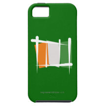 Bandera del cepillo de Costa de Marfil del d'Ivoir iPhone 5 Case-Mate Carcasa