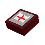 Bandera del cepillo de Inglaterra Cajas De Recuerdo