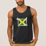 Bandera del cepillo de Jamaica Camisetas