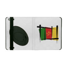 Bandera del cepillo del Camerún iPad Funda