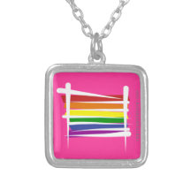 Bandera del cepillo del orgullo gay del arco iris joyerías