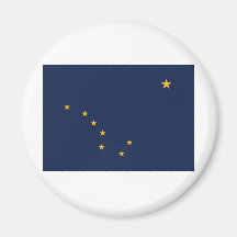 Bandera del estado de Alaska Imán De Nevera