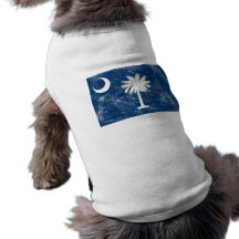 Bandera del estado de Carolina del Sur (apenada) Ropa De Perro