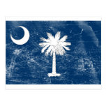 Bandera del estado de Carolina del Sur (apenada) Postal