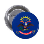 Bandera del estado de Dakota del Norte Pins