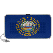 Bandera del estado de New Hampshire Altavoz De Viajar