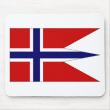 Bandera del estado de Noruega Tapetes De Ratones