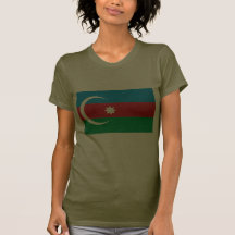 Bandera del estilo del ejército de Azerbaijan para Camisetas