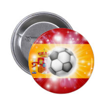 Bandera del fútbol de España Pin