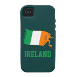 Bandera del fútbol de Irlanda Vibe iPhone 4 Carcasa