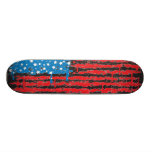 Bandera del goteo de los E.E.U.U. Spraypaint Patinetas Personalizadas
