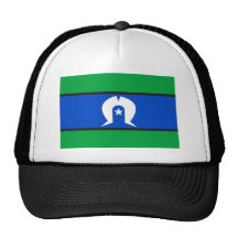 Bandera del isleño del estrecho de Torres Gorras