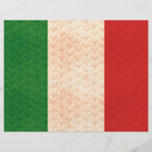 Bandera del italiano del modelo del vintage tarjetones