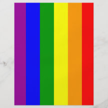 Bandera del orgullo gay/bandera del arco iris tarjetón
